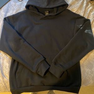 Boxy black hoodie